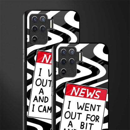 went out for a bit glass case for oppo f19 pro image-2