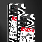 went out for a bit back phone cover | glass case for oppo f21 pro 4g