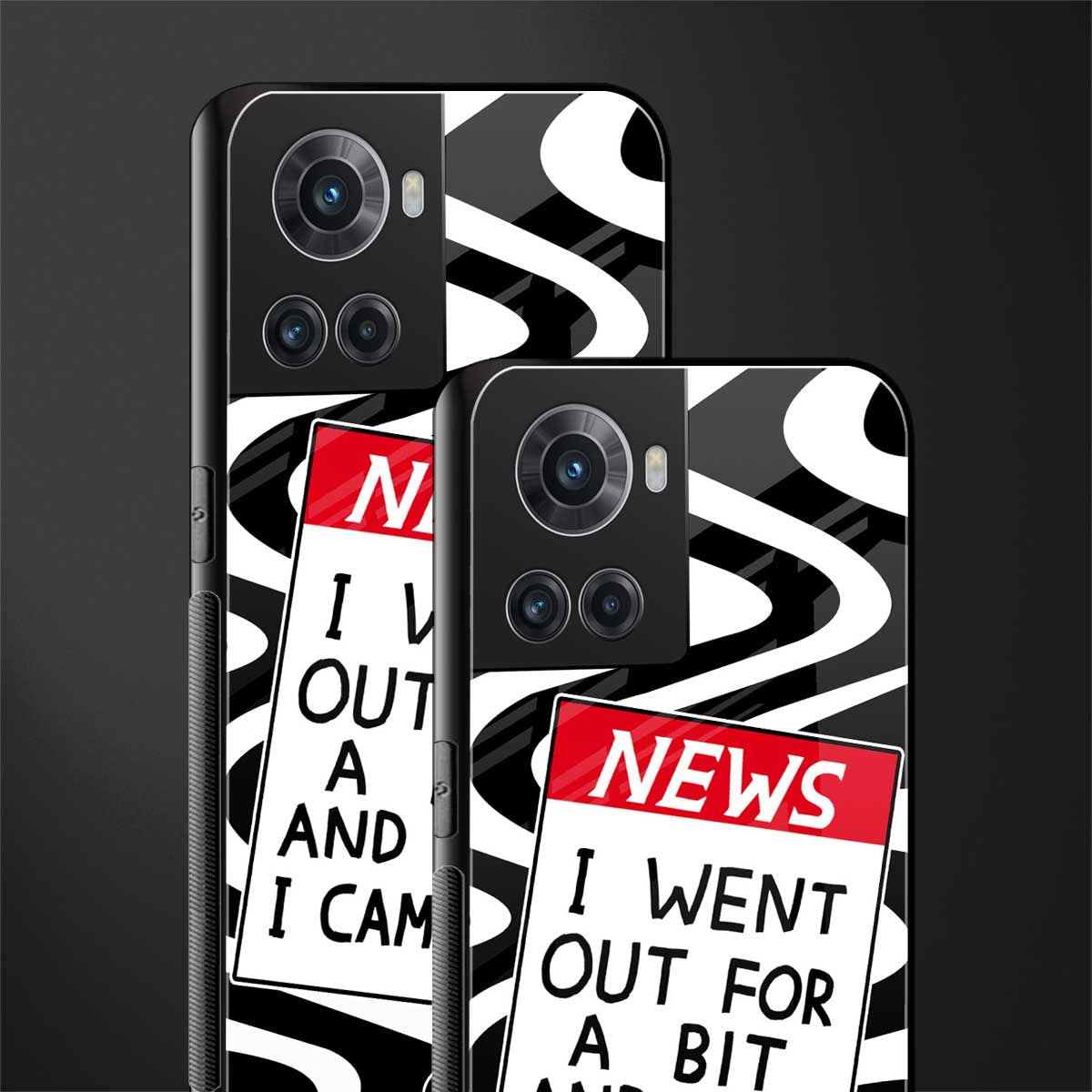 went out for a bit back phone cover | glass case for oneplus 10r 5g