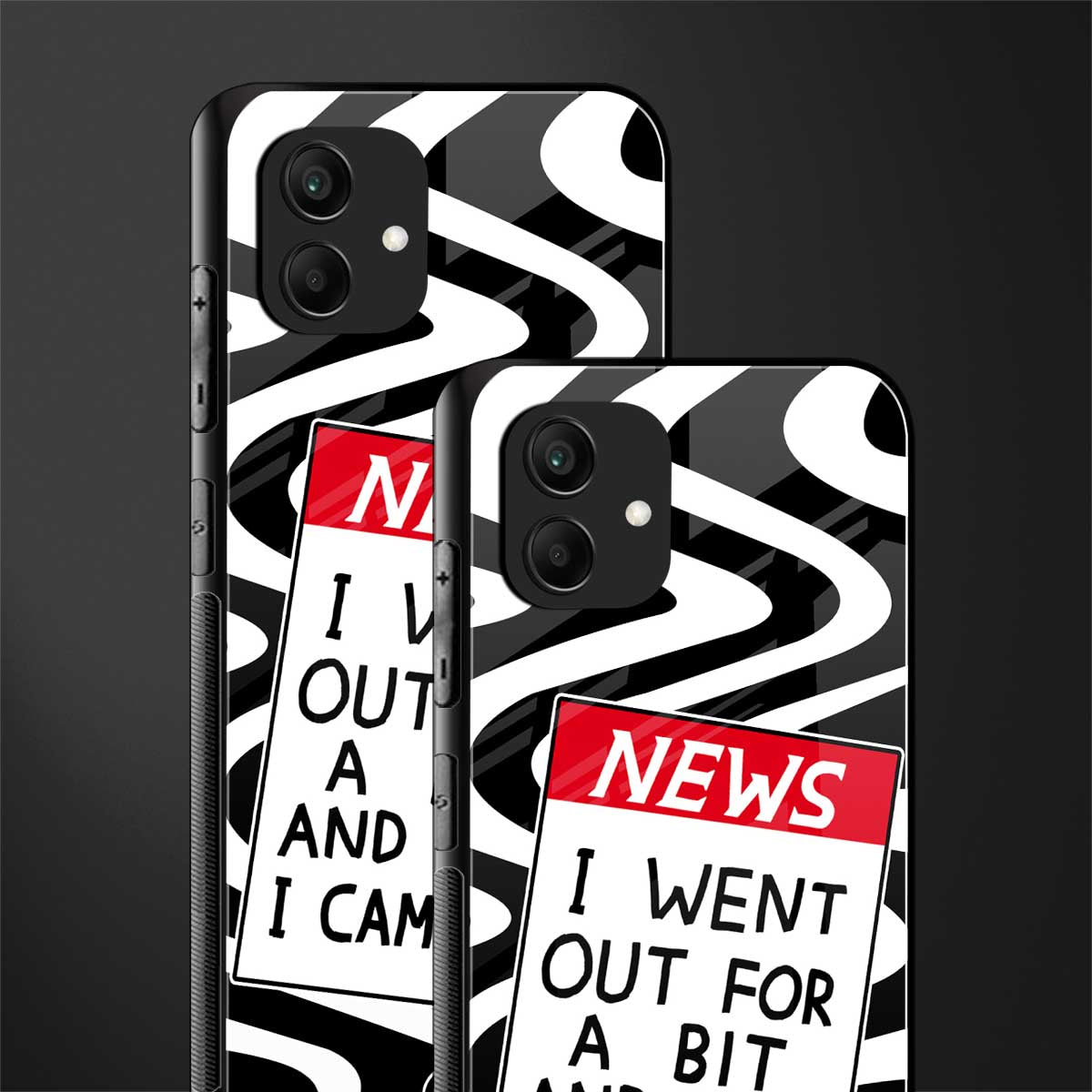 went out for a bit back phone cover | glass case for samsung galaxy a04