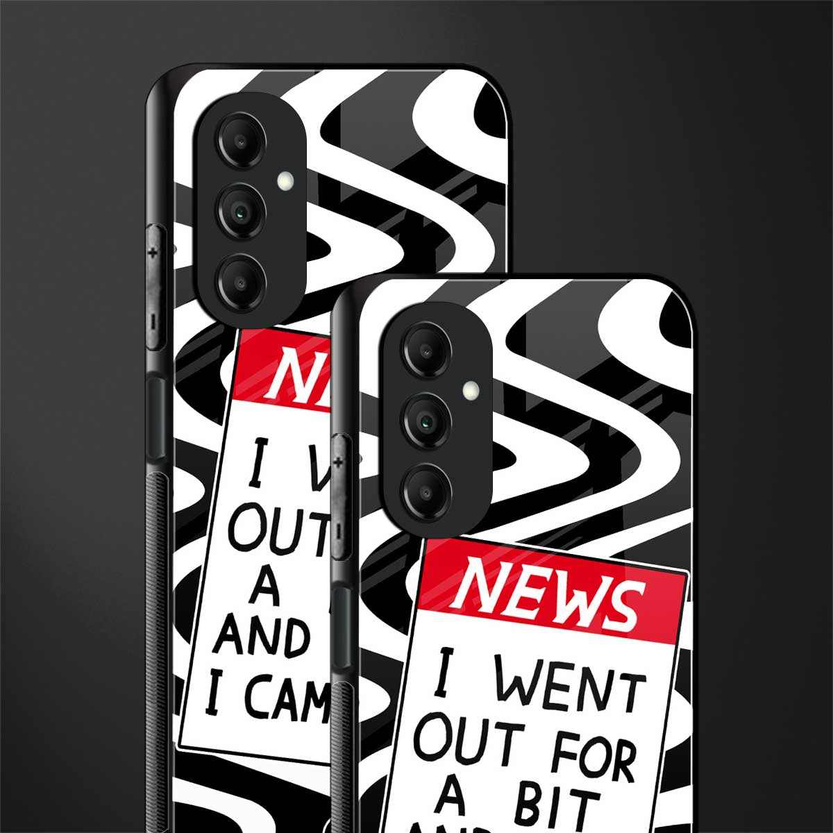 went out for a bit back phone cover | glass case for samsung galaxy a14 5g