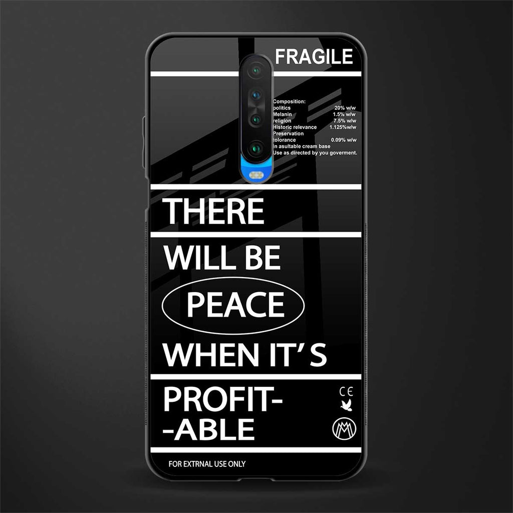 when it's profitable glass case for poco x2 image