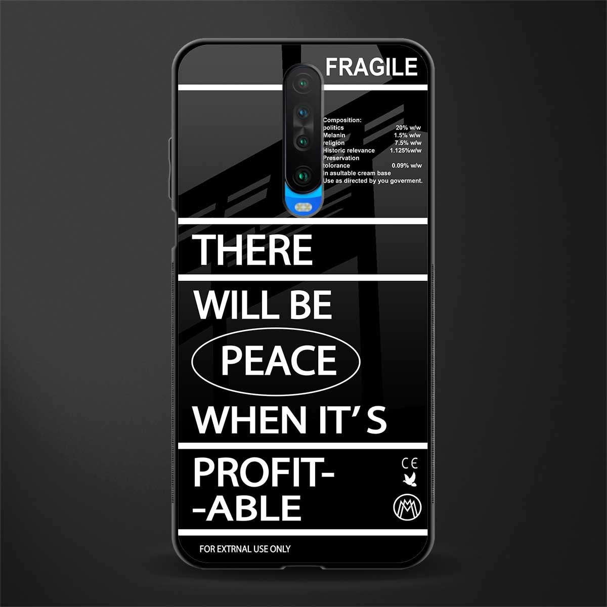 when it's profitable glass case for poco x2 image