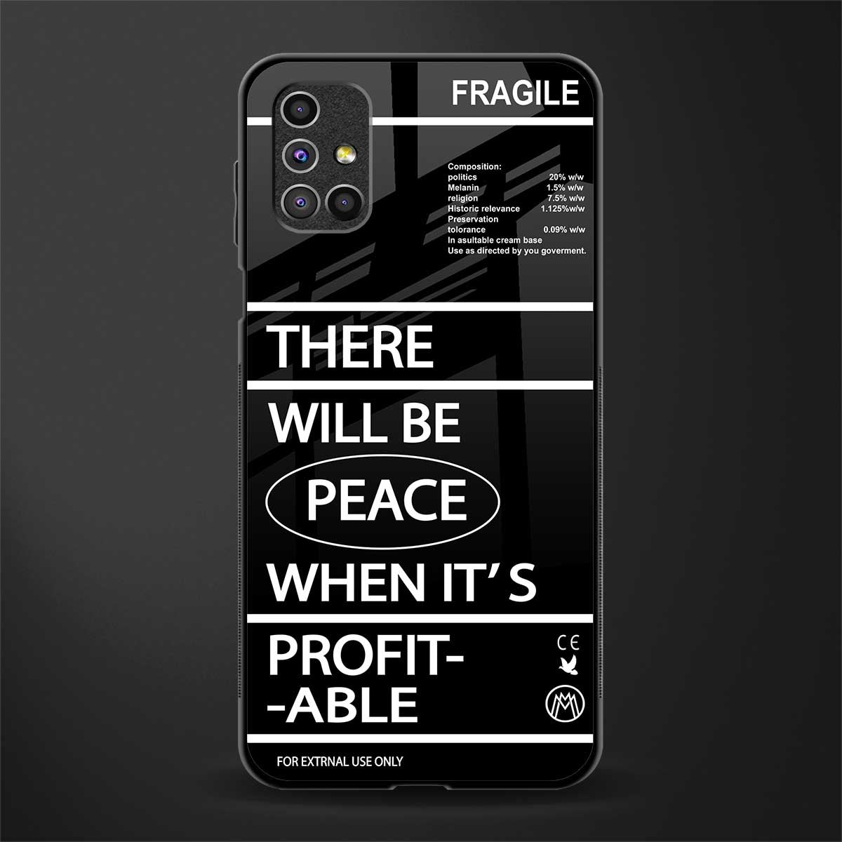 when it's profitable glass case for samsung galaxy m31s image
