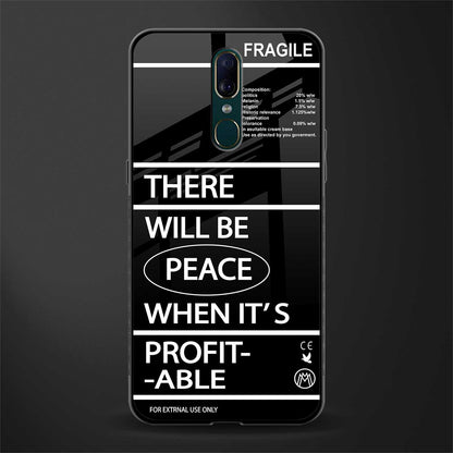 when it's profitable glass case for oppo a9 image