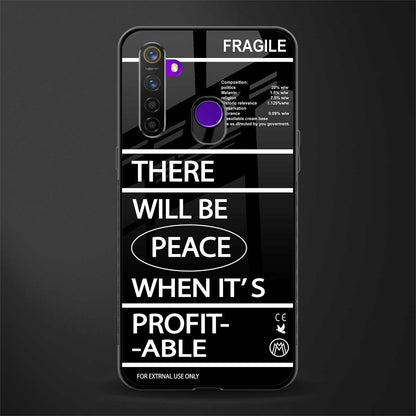 when it's profitable glass case for realme 5s image