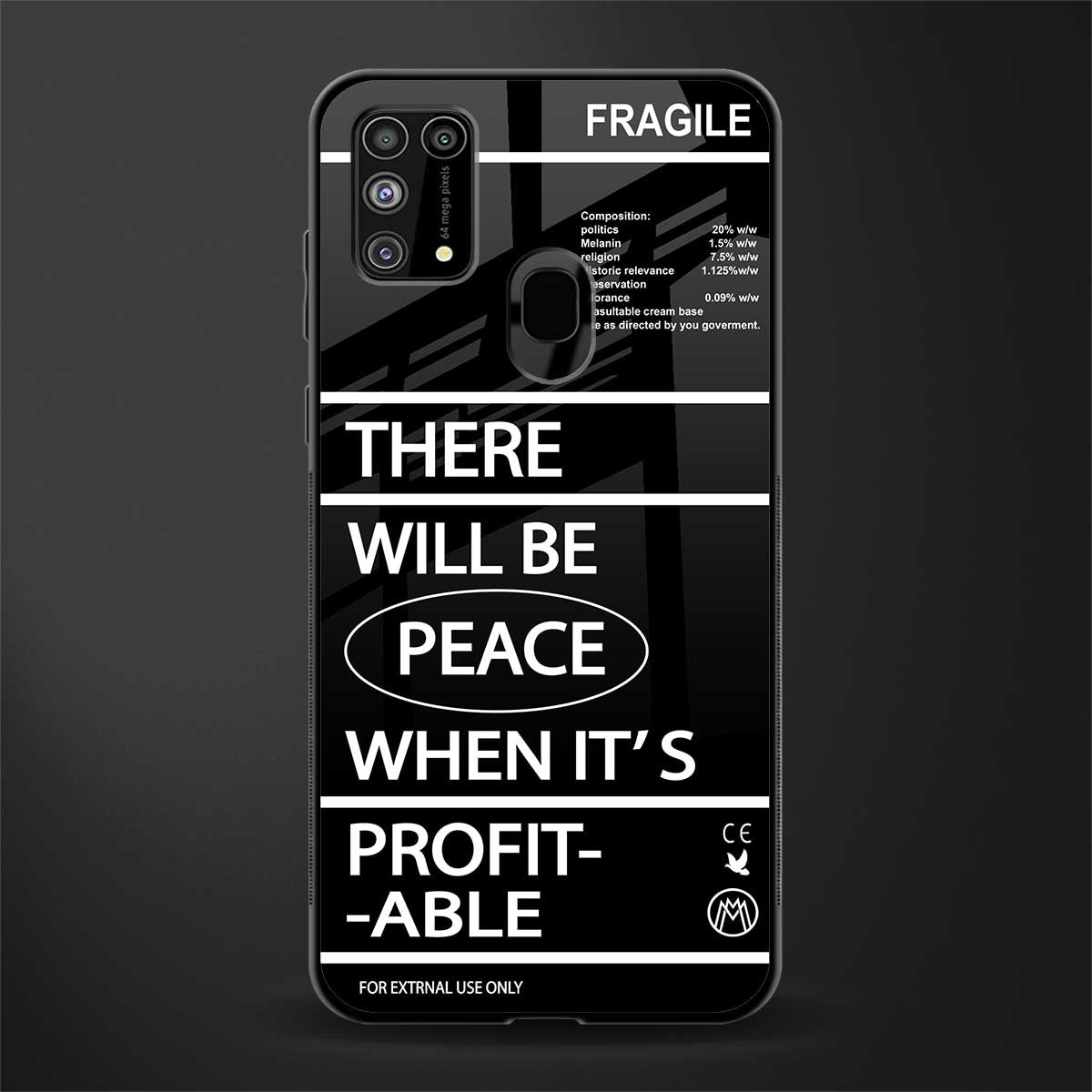 when it's profitable glass case for samsung galaxy f41 image