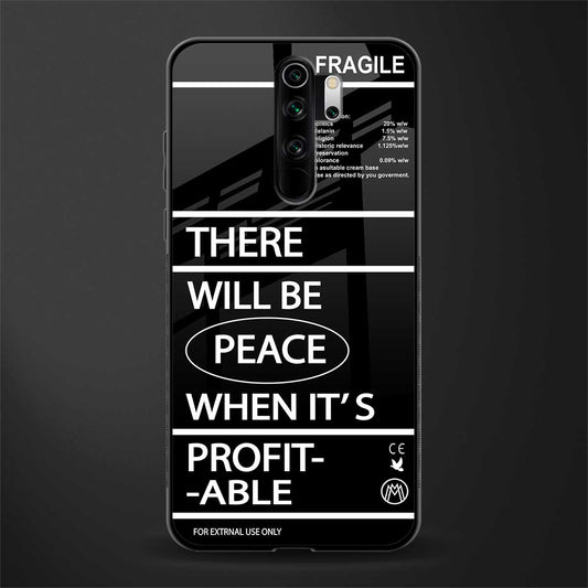 when it's profitable glass case for redmi note 8 pro image
