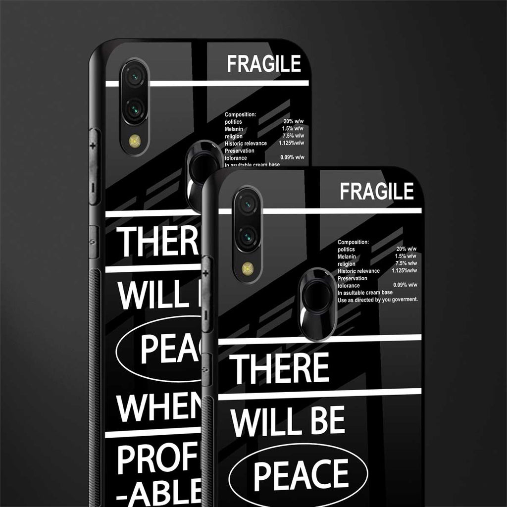 when it's profitable glass case for redmi 7redmi y3 image-2