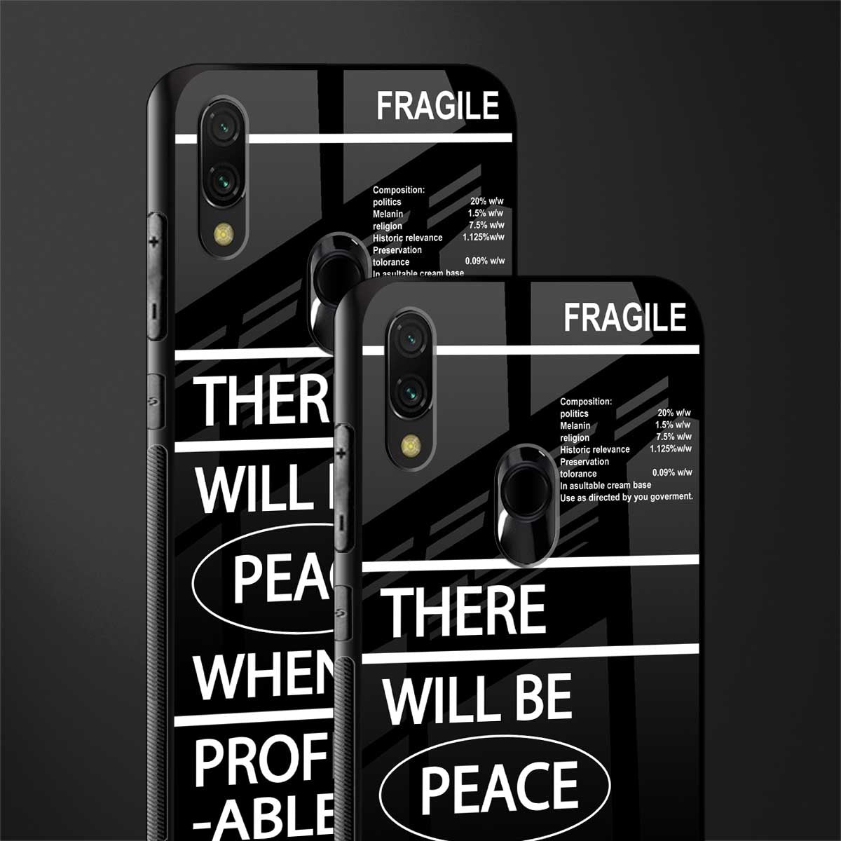 when it's profitable glass case for redmi 7redmi y3 image-2