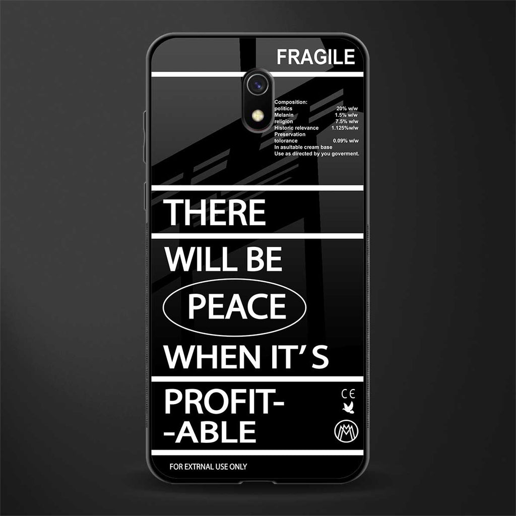 when it's profitable glass case for redmi 8a image