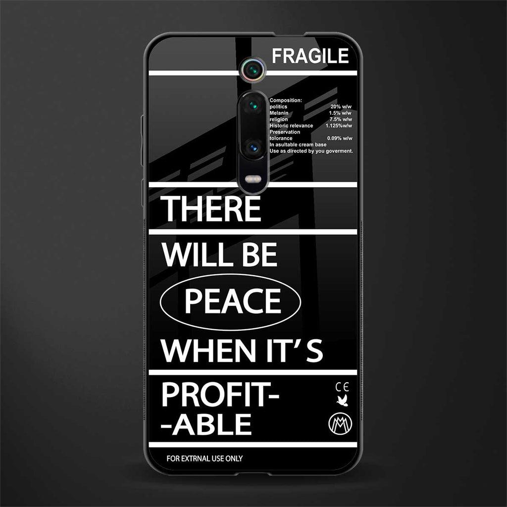 when it's profitable glass case for redmi k20 pro image