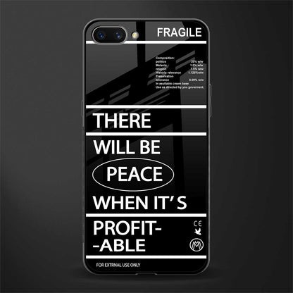when it's profitable glass case for realme c1 image