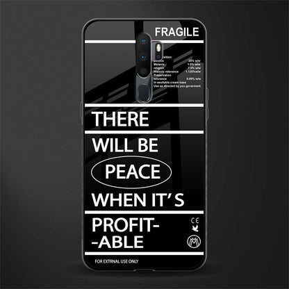 when it's profitable glass case for oppo a9 2020 image