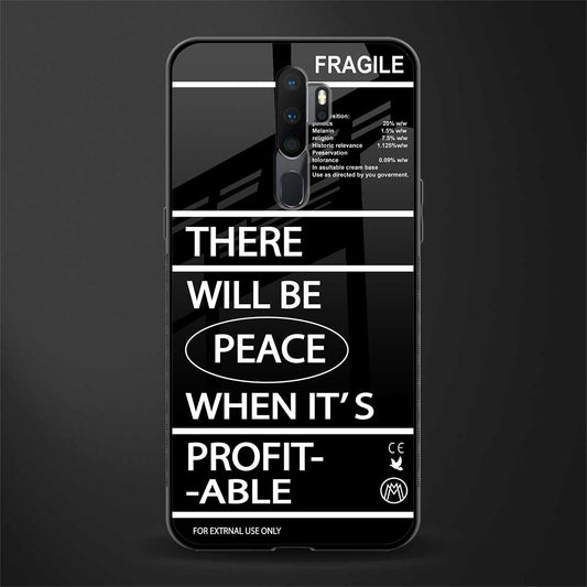 when it's profitable glass case for oppo a9 2020 image