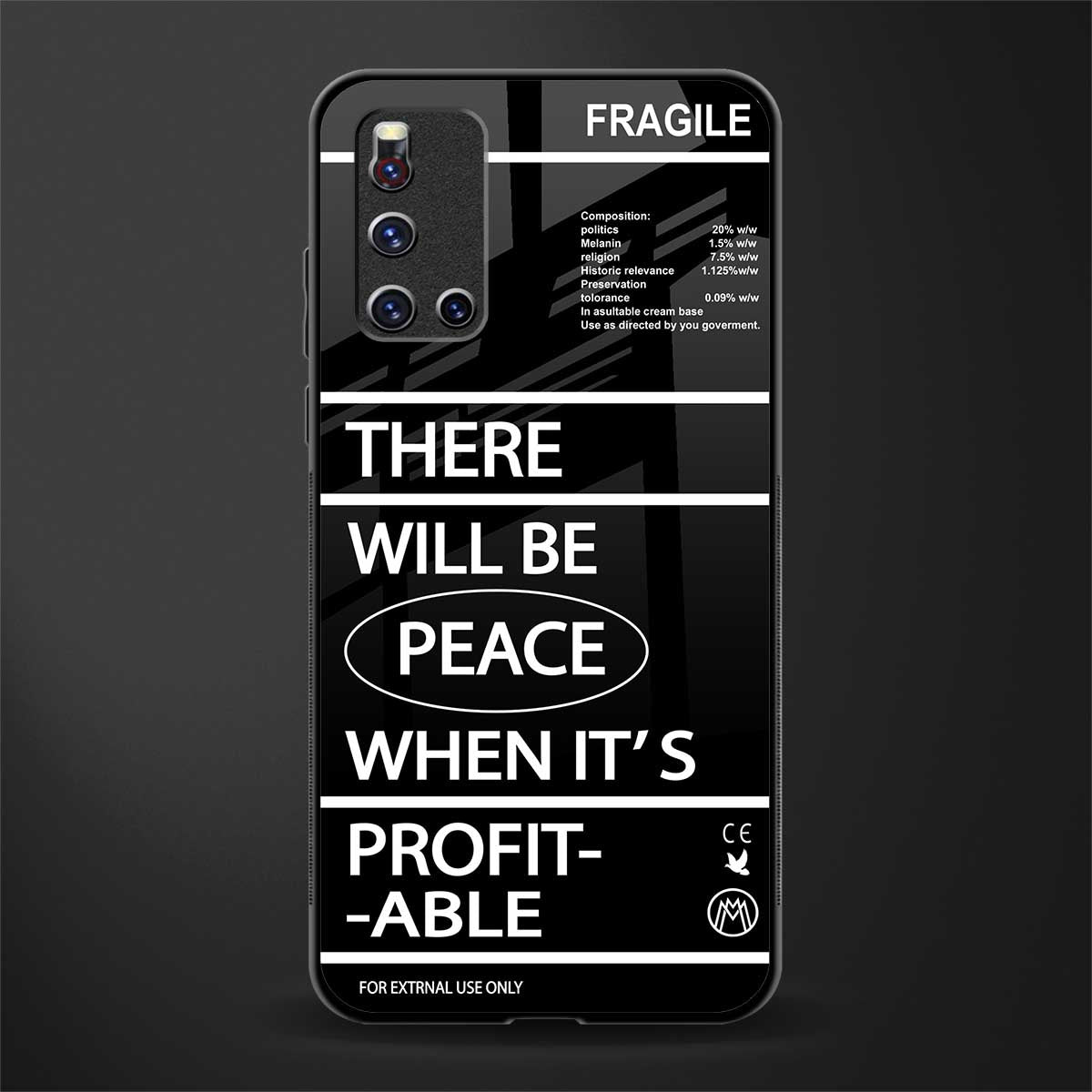 when it's profitable glass case for vivo v19 image