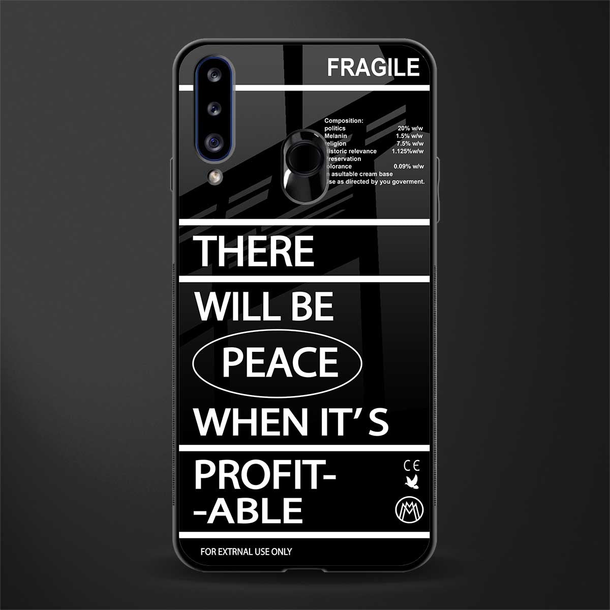 when it's profitable glass case for samsung galaxy a20s image