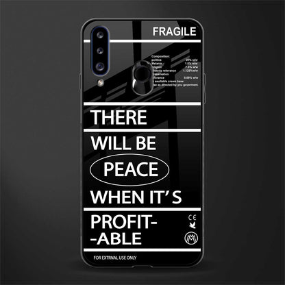 when it's profitable glass case for samsung galaxy a20s image
