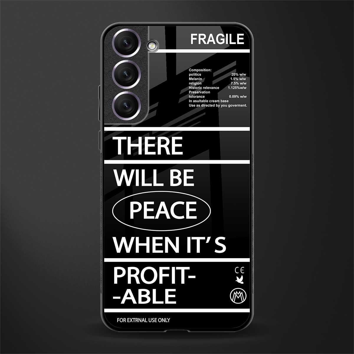 when it's profitable glass case for samsung galaxy s21 image