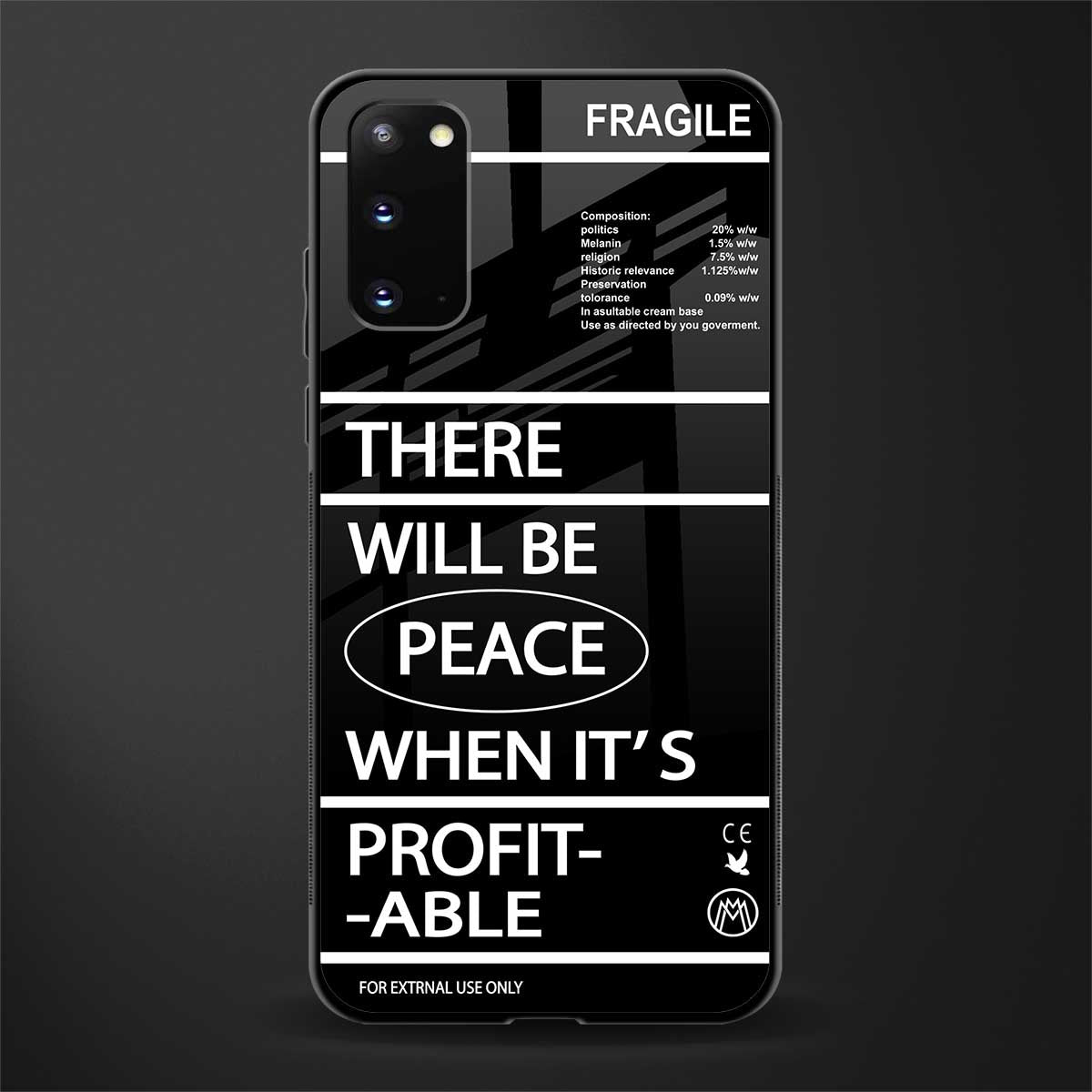 when it's profitable glass case for samsung galaxy s20 image