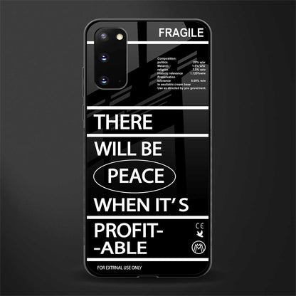 when it's profitable glass case for samsung galaxy s20 image