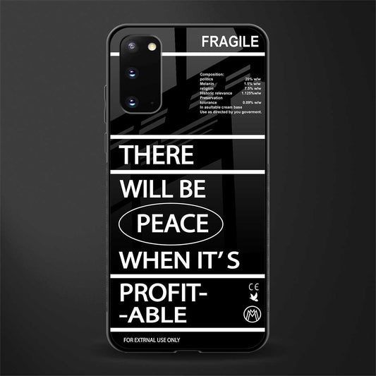 when it's profitable glass case for samsung galaxy s20 image