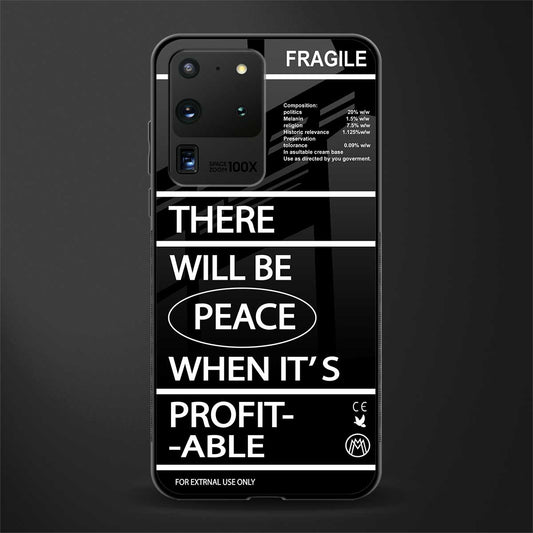 when it's profitable glass case for samsung galaxy s20 ultra image