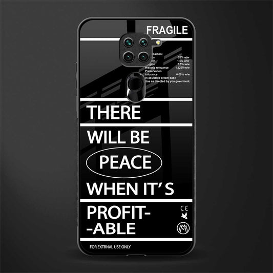 when it's profitable glass case for redmi note 9 image