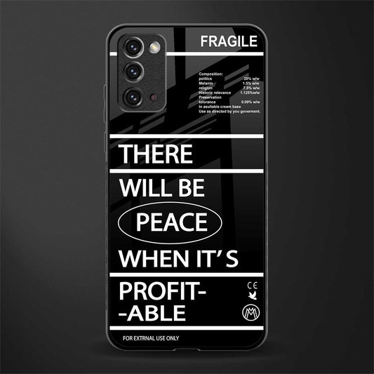 when it's profitable glass case for samsung galaxy note 20 image