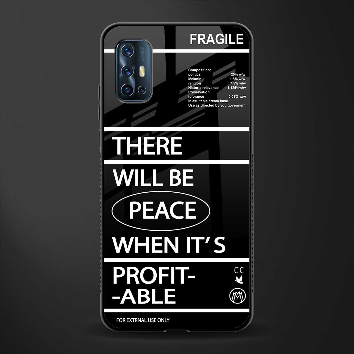 when it's profitable glass case for vivo v17 image