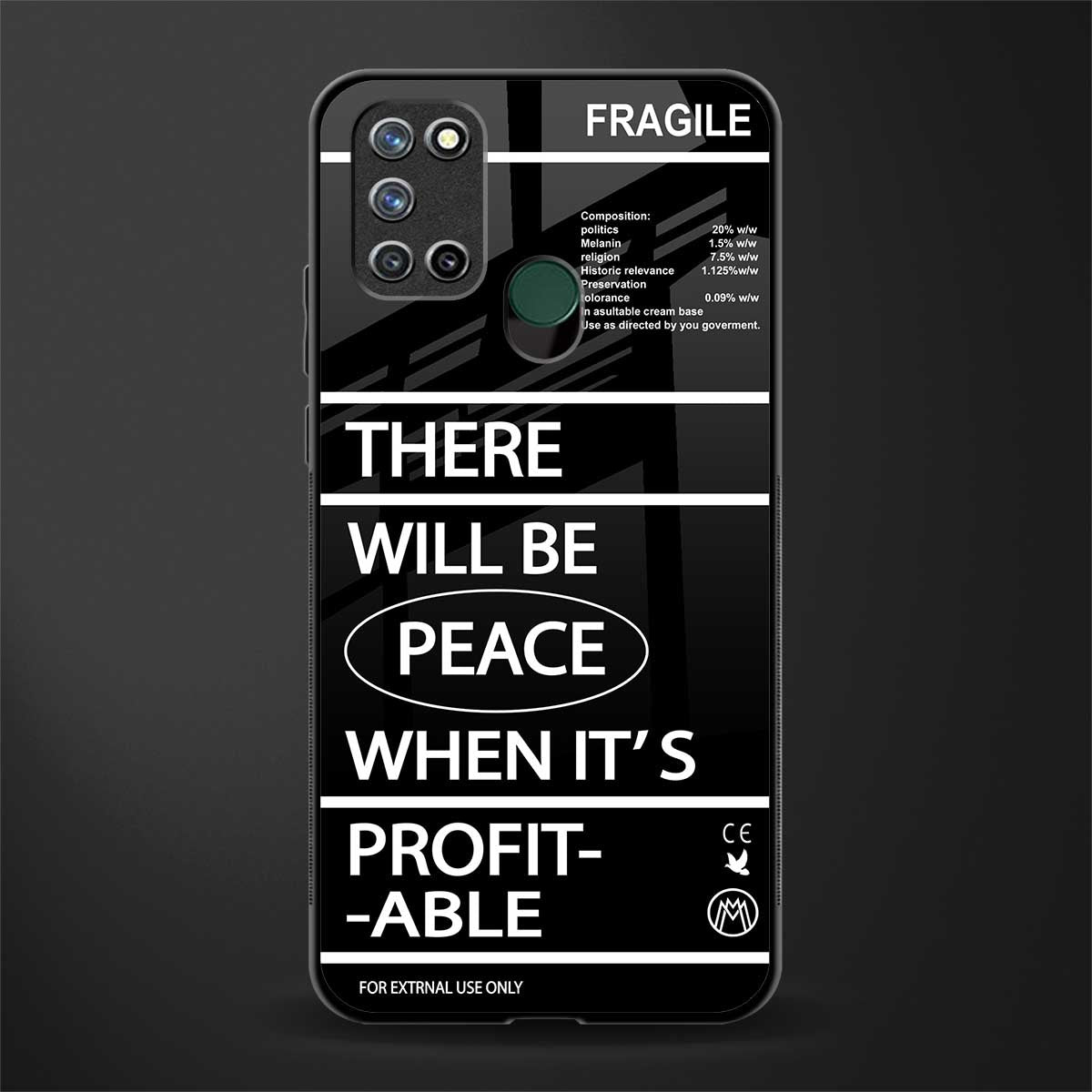 when it's profitable glass case for realme 7i image