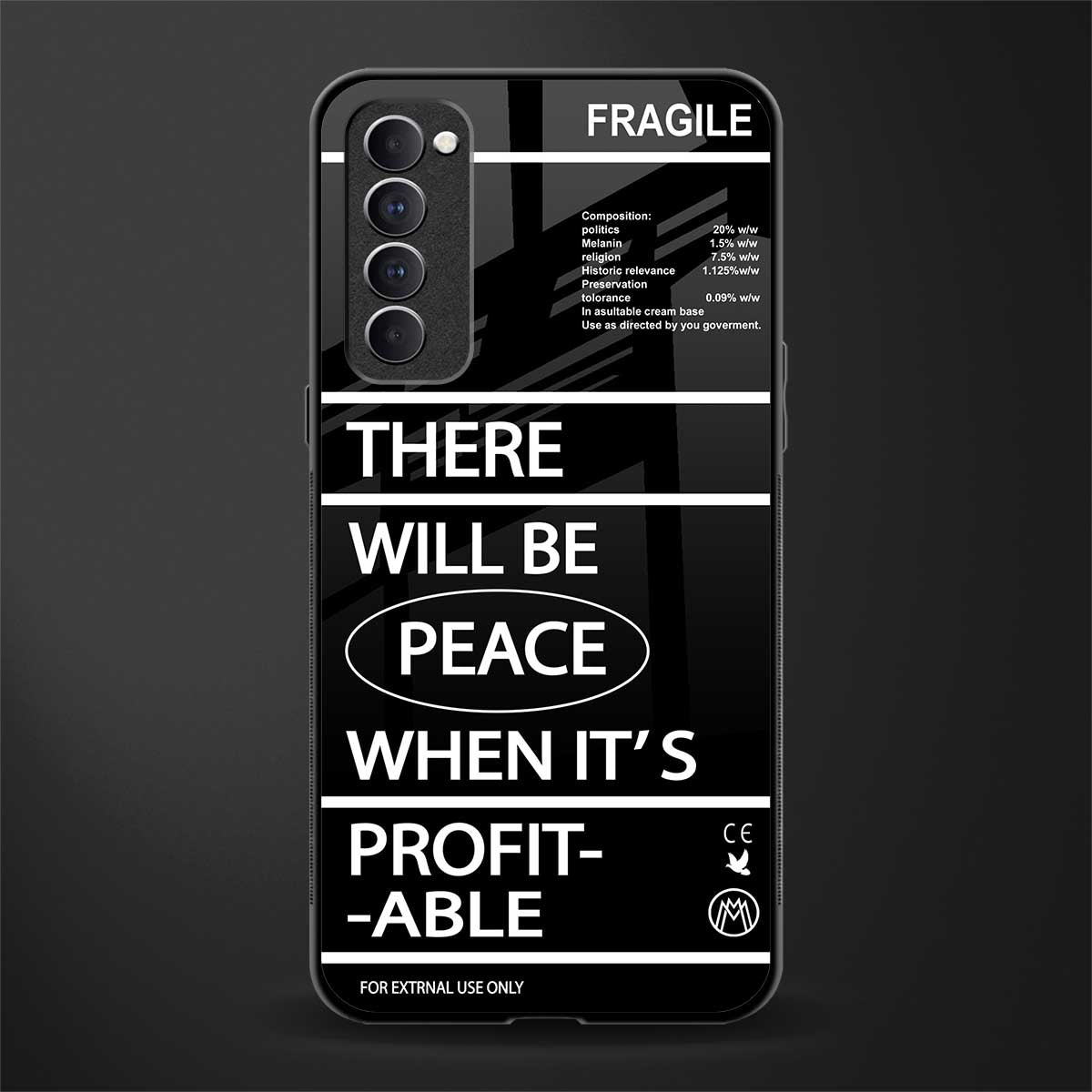 when it's profitable glass case for oppo reno 4 pro image