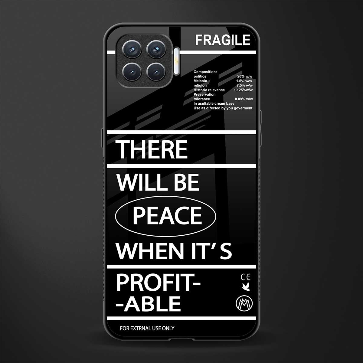 when it's profitable glass case for oppo f17 image