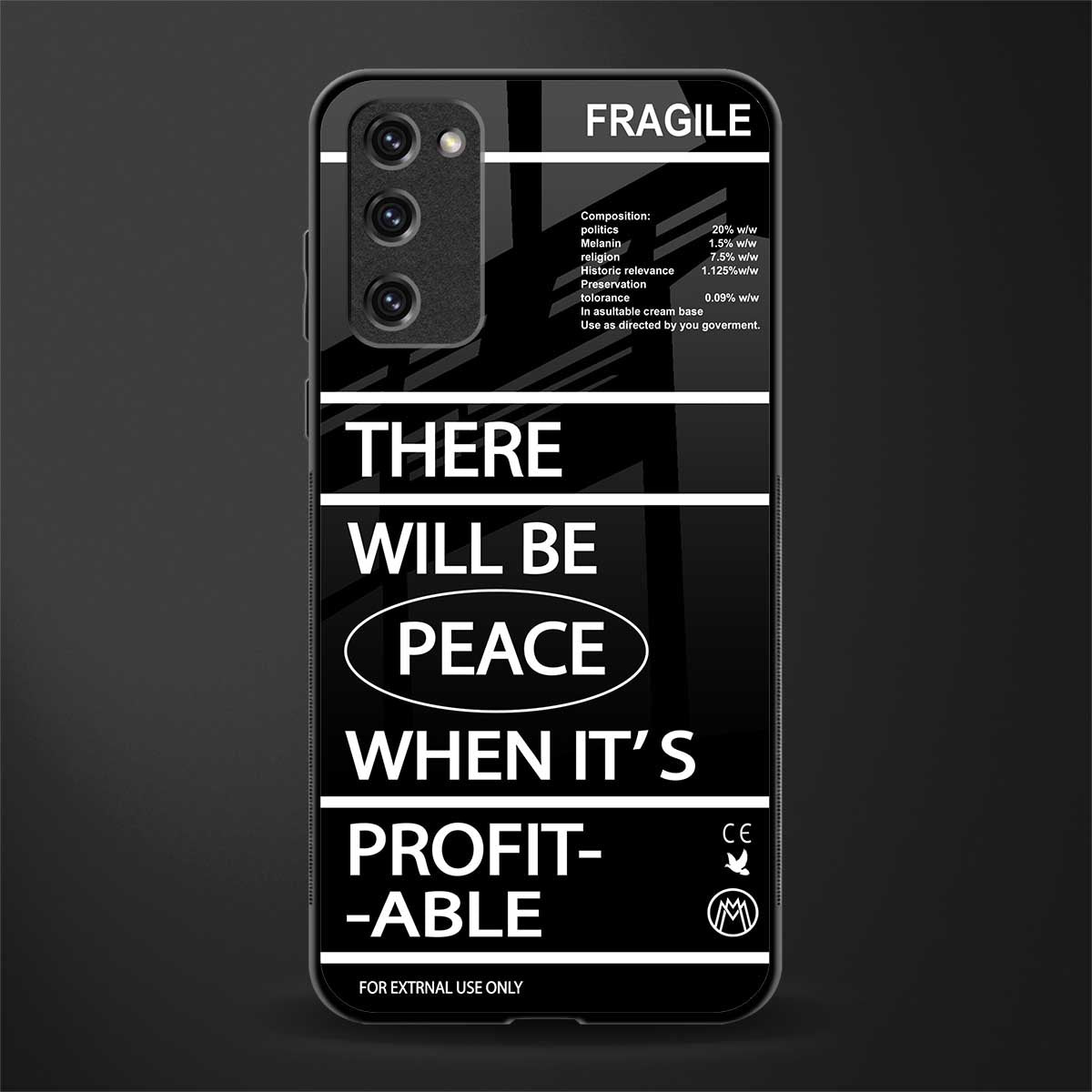 when it's profitable glass case for samsung galaxy s20 fe image
