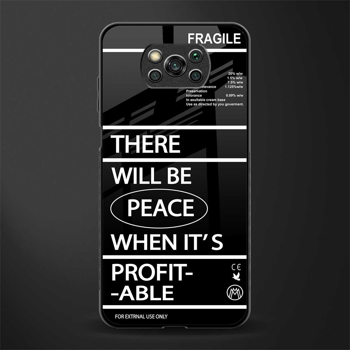 when it's profitable glass case for poco x3 pro image