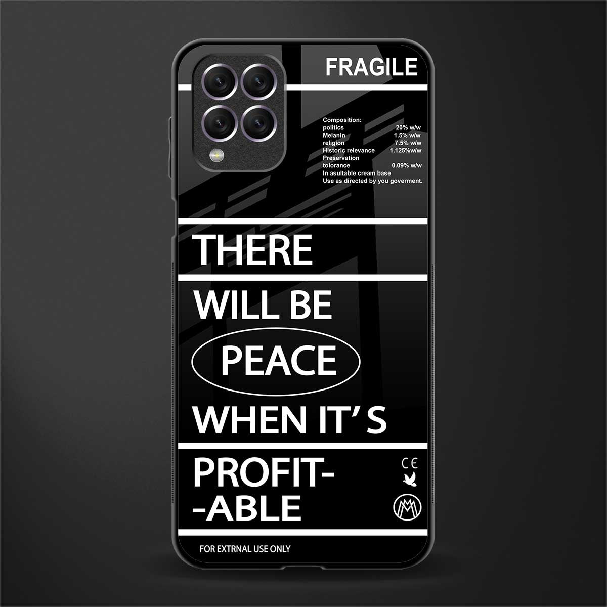 when it's profitable glass case for samsung galaxy f62 image