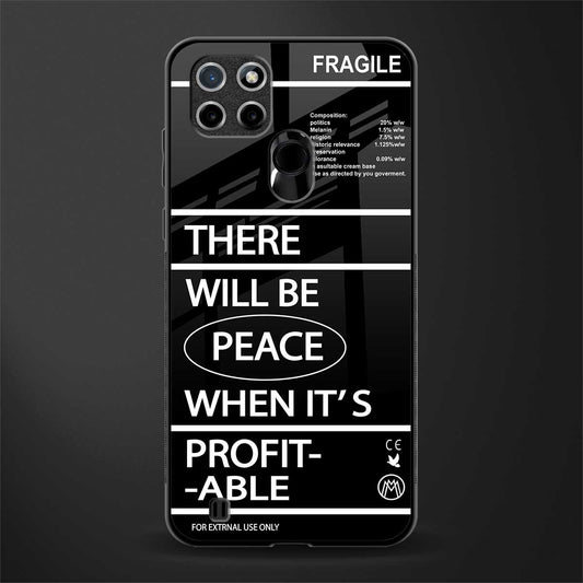 when it's profitable glass case for realme c21 image