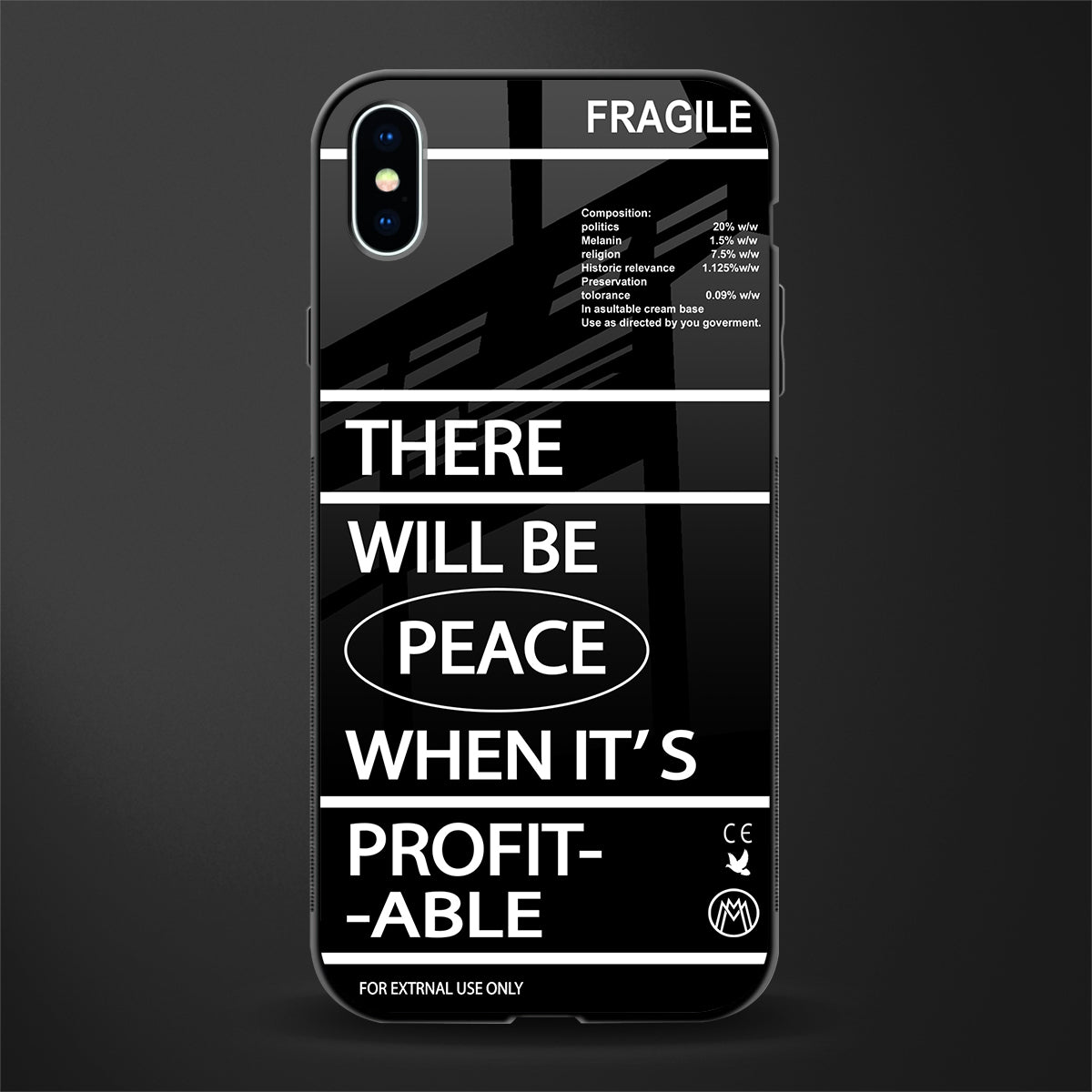 when it's profitable glass case for iphone xs max image
