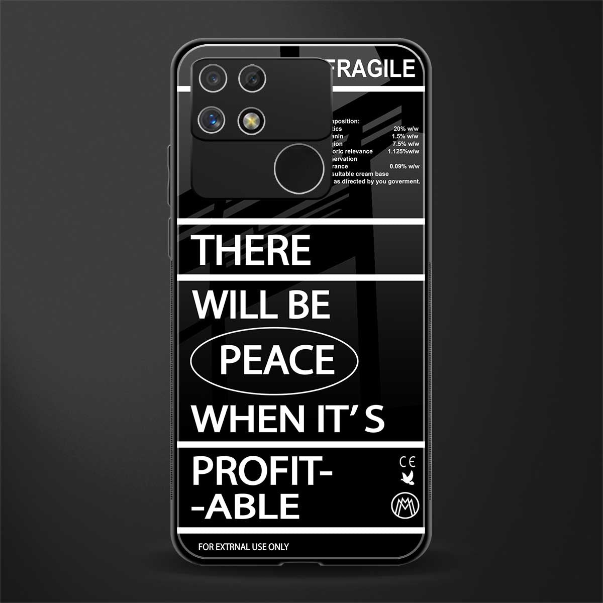 when it's profitable back phone cover | glass case for realme narzo 50a