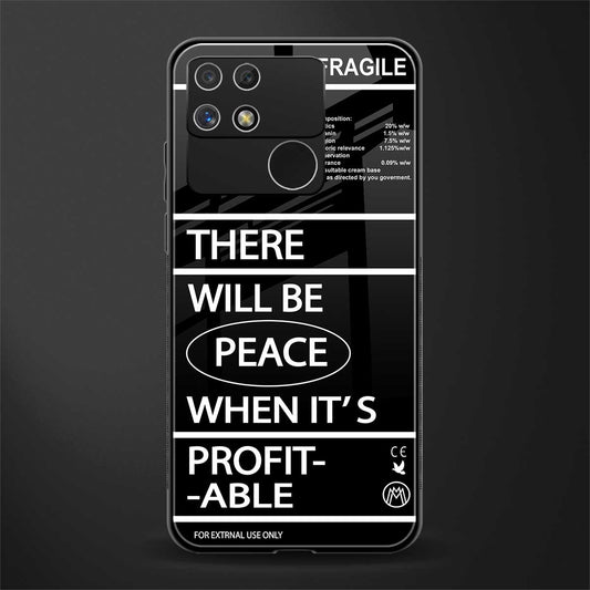 when it's profitable back phone cover | glass case for realme narzo 50a