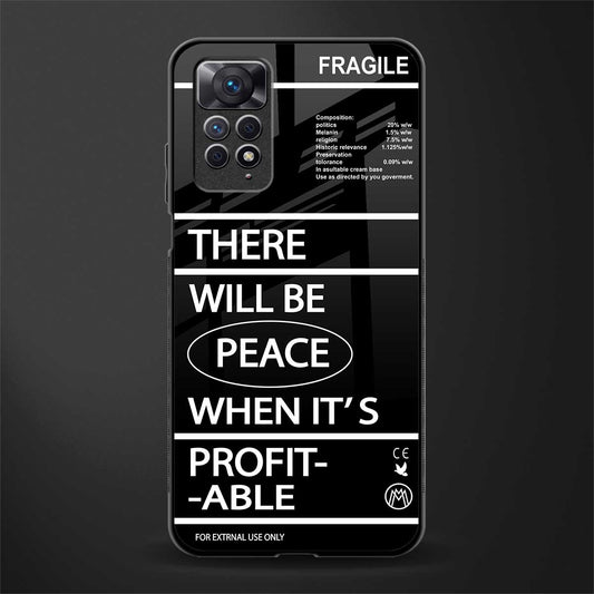 when it's profitable back phone cover | glass case for redmi note 11 pro plus 4g/5g