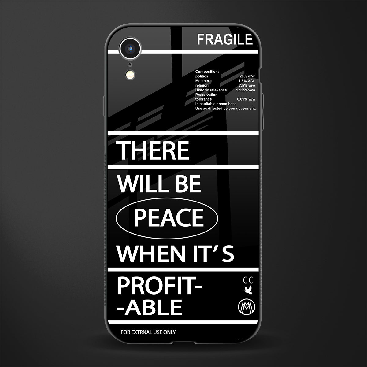 when it's profitable glass case for iphone xr image