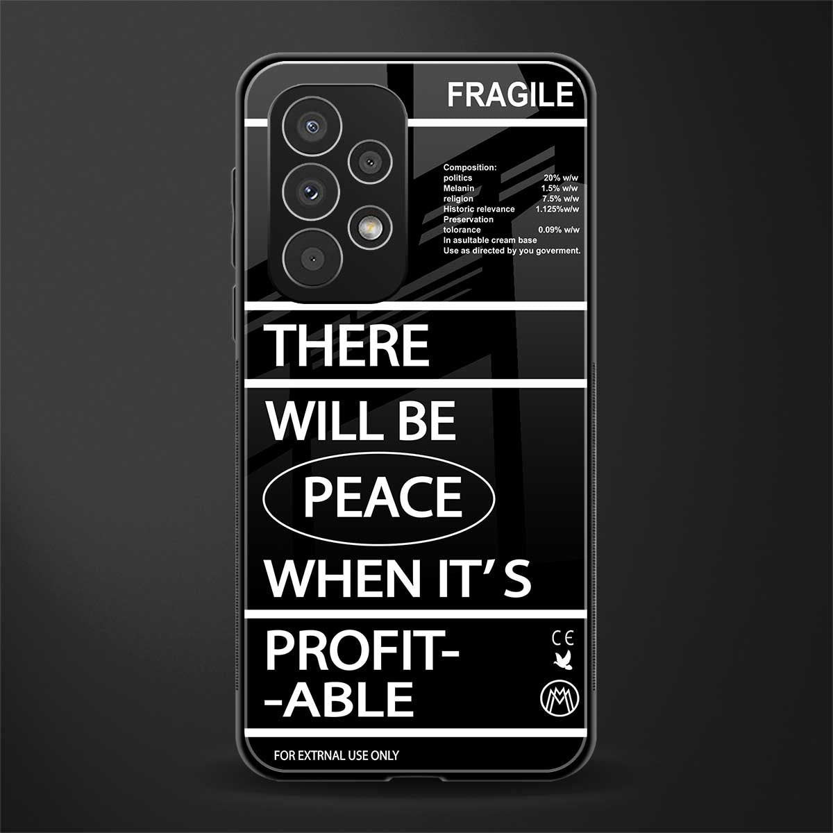 when it's profitable back phone cover | glass case for samsung galaxy a73 5g