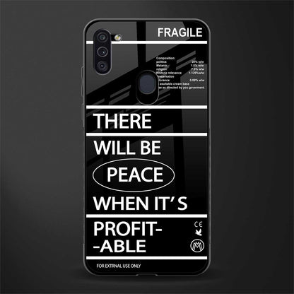 when it's profitable glass case for samsung a11 image