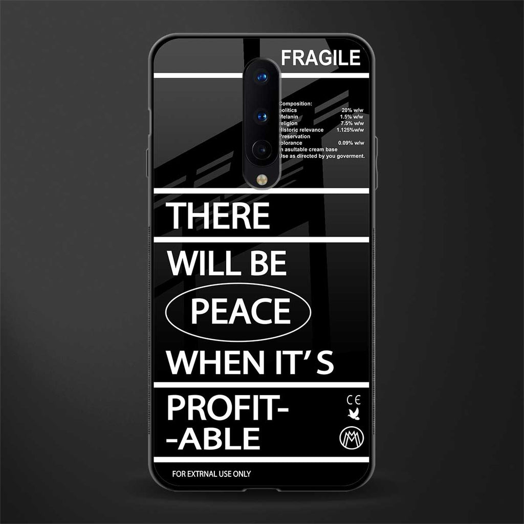 when it's profitable glass case for oneplus 8 image