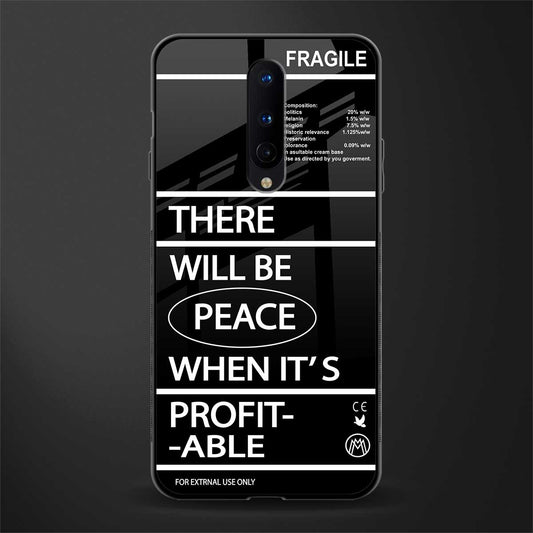 when it's profitable glass case for oneplus 8 image