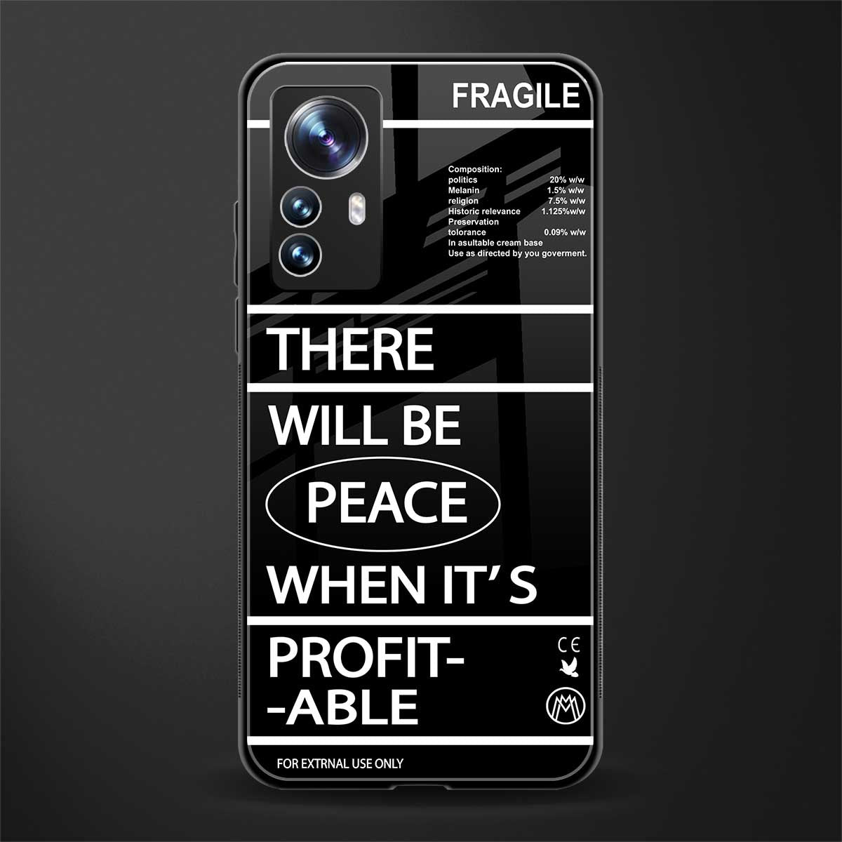 when it's profitable back phone cover | glass case for xiaomi 12 pro