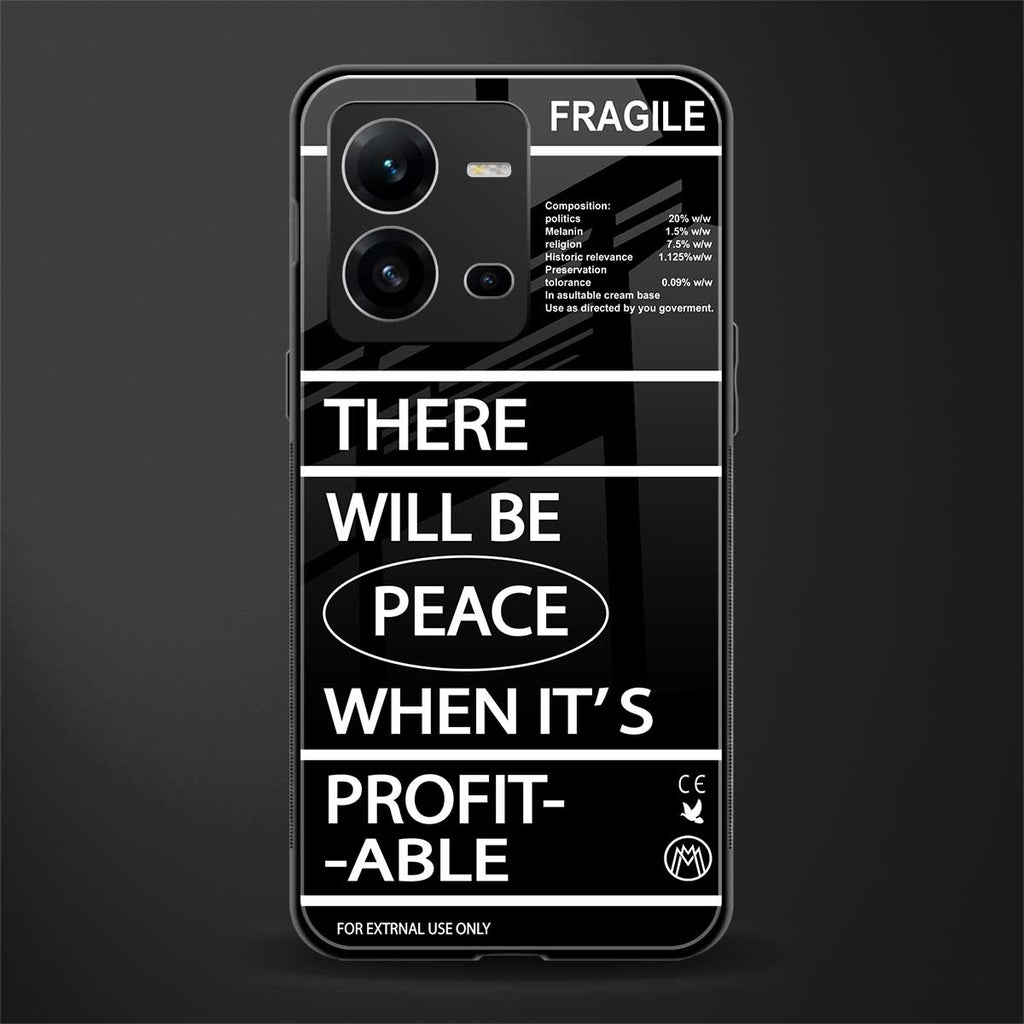 when it's profitable back phone cover | glass case for vivo v25-5g
