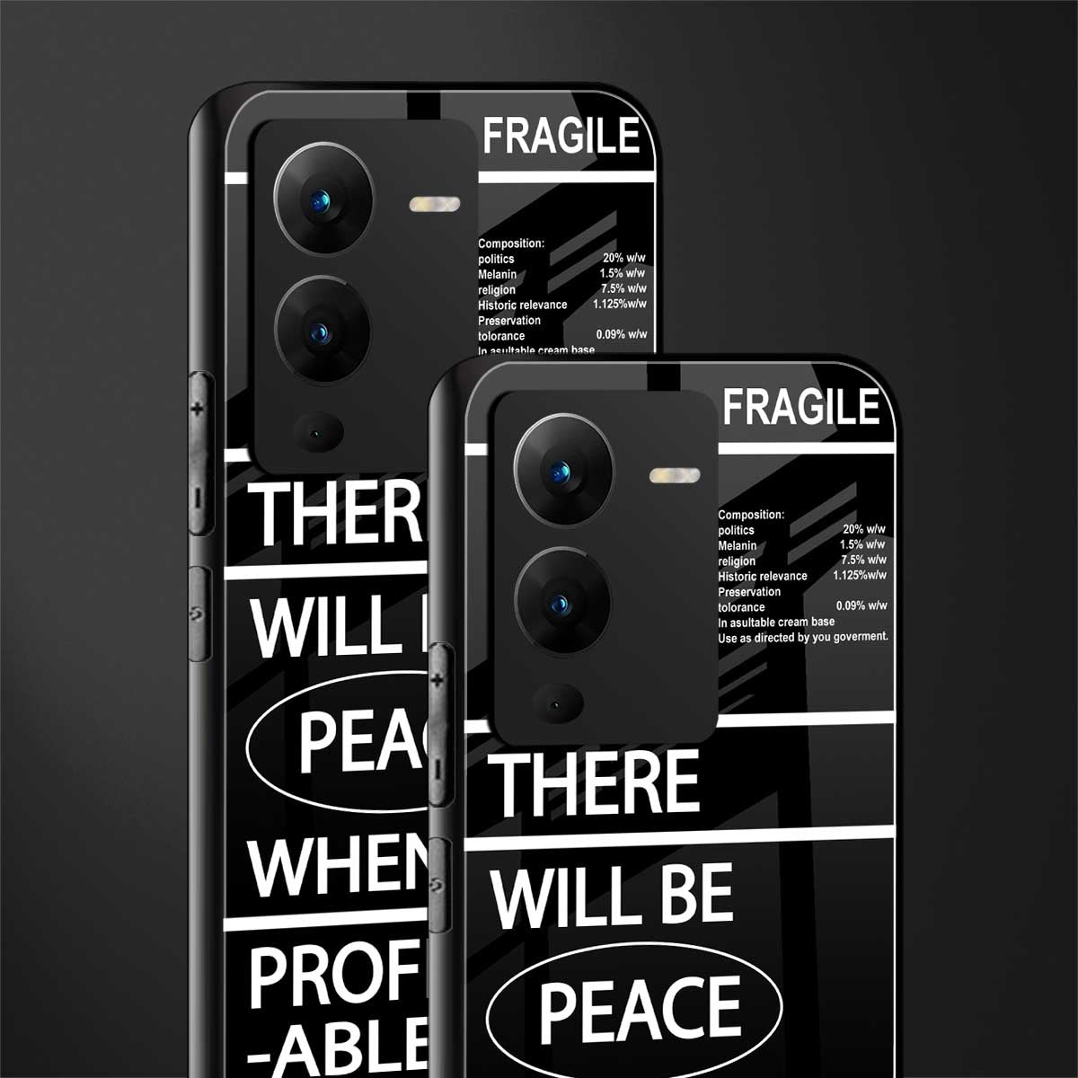 when it's profitable back phone cover | glass case for vivo v25 pro 5g