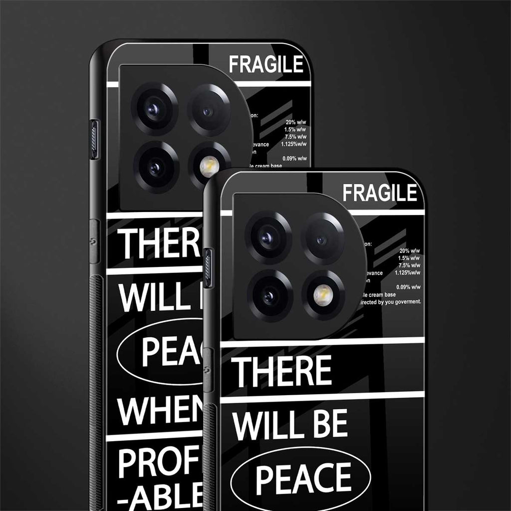 when it's profitable back phone cover | glass case for oneplus 11